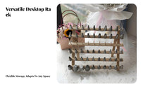 Icing piping tip Holder Easy reach Storage countertop storage rack Top Handle for Craft Room