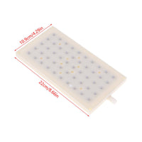 50-Hole Rectangular Rain ShowerHead Shower Nozzle Plate Insert Shower Nozzle Board