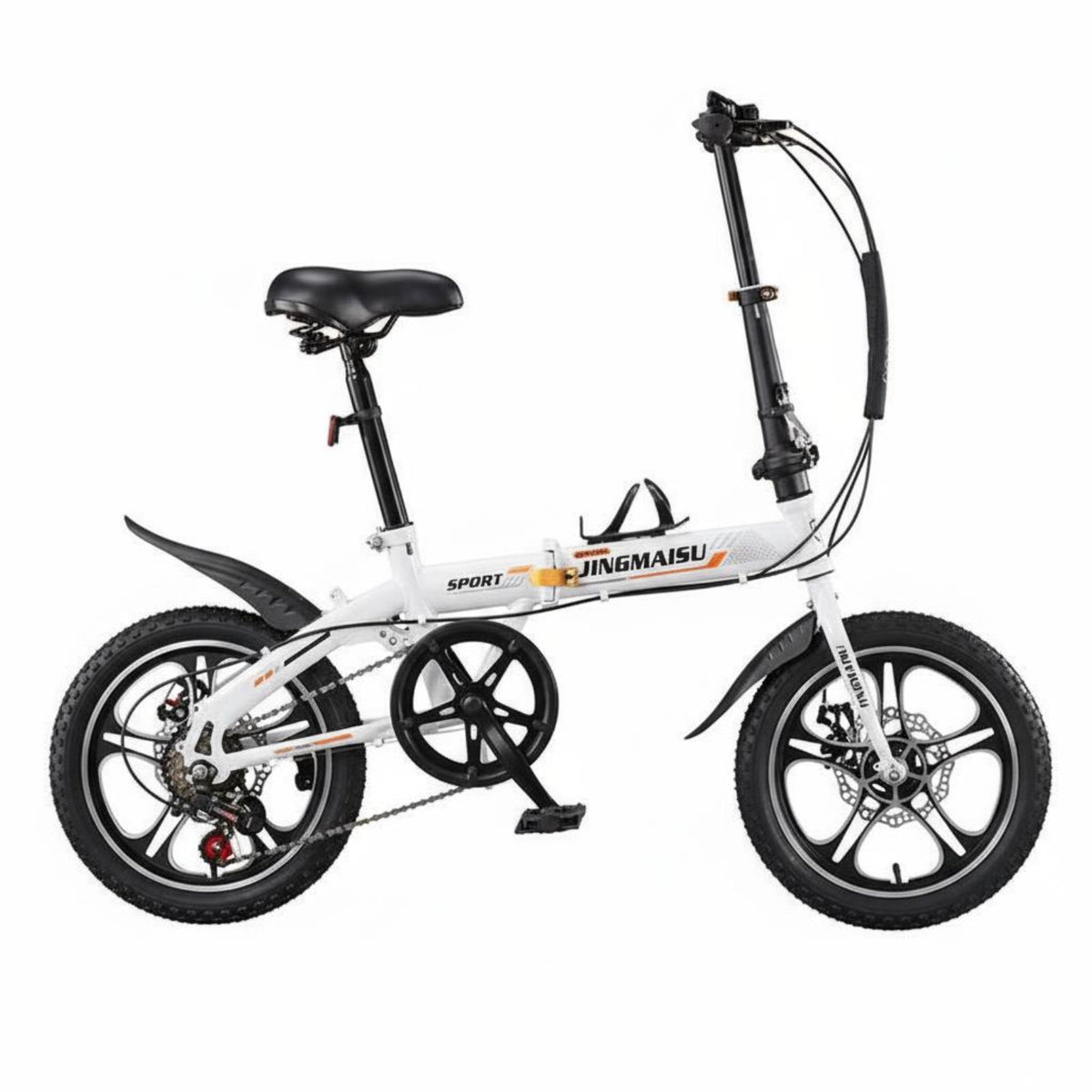 Mini Folding Bike Disc Brakes Folding Cycle Variable Speed for Commuting, Kids