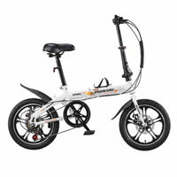 Mini Folding Bike Disc Brakes Folding Cycle Variable Speed for Commuting, Kids