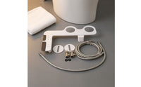 Ultra-Thin Split Bidet Seat Attachment Slim Non-Electric Bidet Attachment Easy-Install Self-Cleaning for Renters