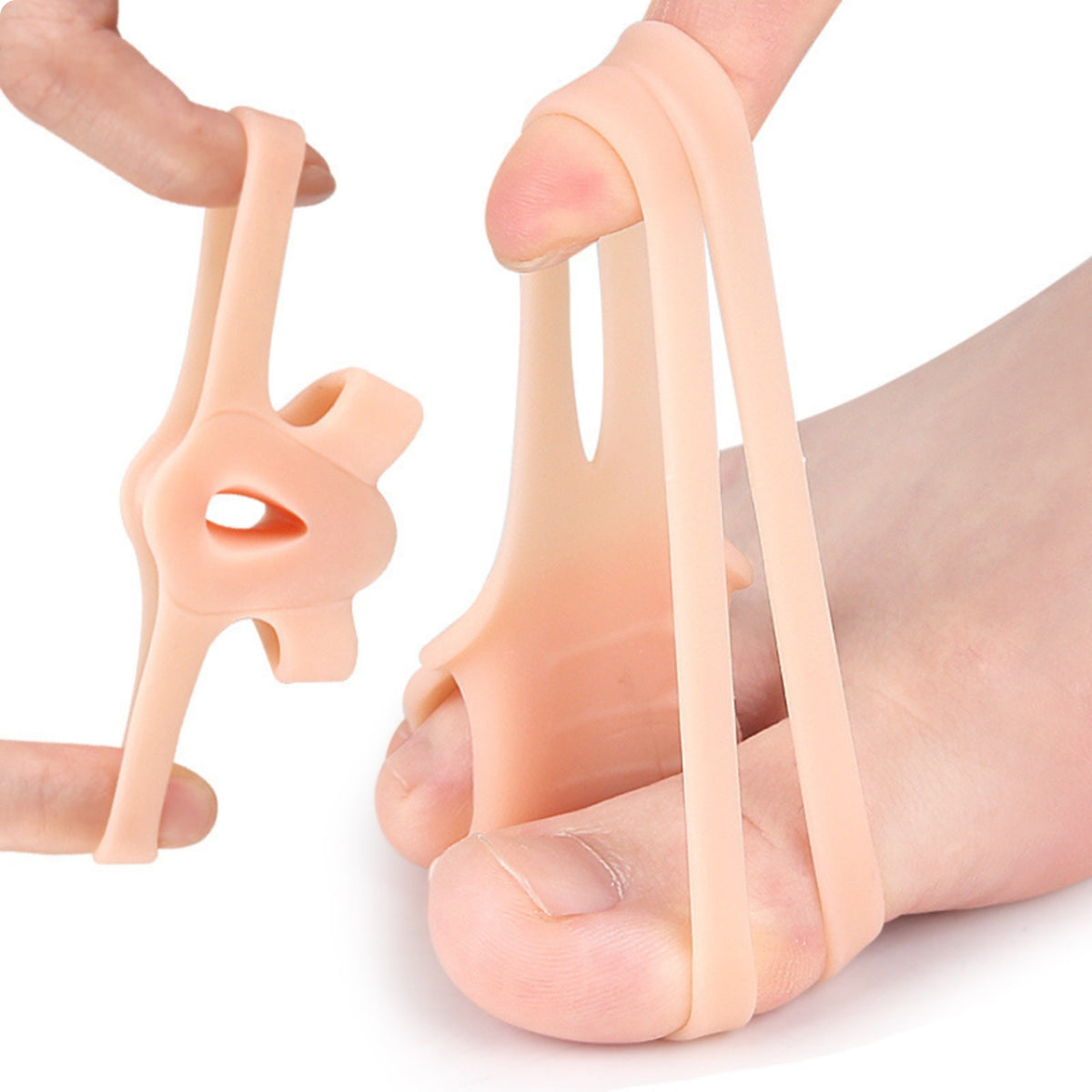 SEBS Toe Separator Soft Double-Loop Toe Separator Foot Care Item Single-Size Lightweight