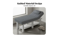 Latex Facial Bed Sturdy Carbon Steel Frame Eyelash Extension Bed Firm Cushioning Versatile Spa Table for Beauticians, Permanent Makeup Artists, Spas
