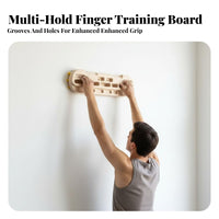 2 Pieces Climbing Fingerboard Long-Enduringing Grip Strengthener Lightweight SkinGentle Surface for Experienced Users