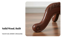 Strong Bearing Capacity Wooden Coat Rack Stable Base Unattached Standing Coat Stand Space Saving Solid Wood Hall Tree Heavy Duty for Homeowners, Families, Office Workers, Living Room, Bedroom, Entryway, Hallway