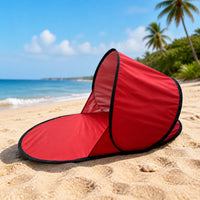 Spring  Beach Tent Instant Beach Tent with Carrying Pouch Automatic Spring  for Kids, Young Child, Park, Backyard