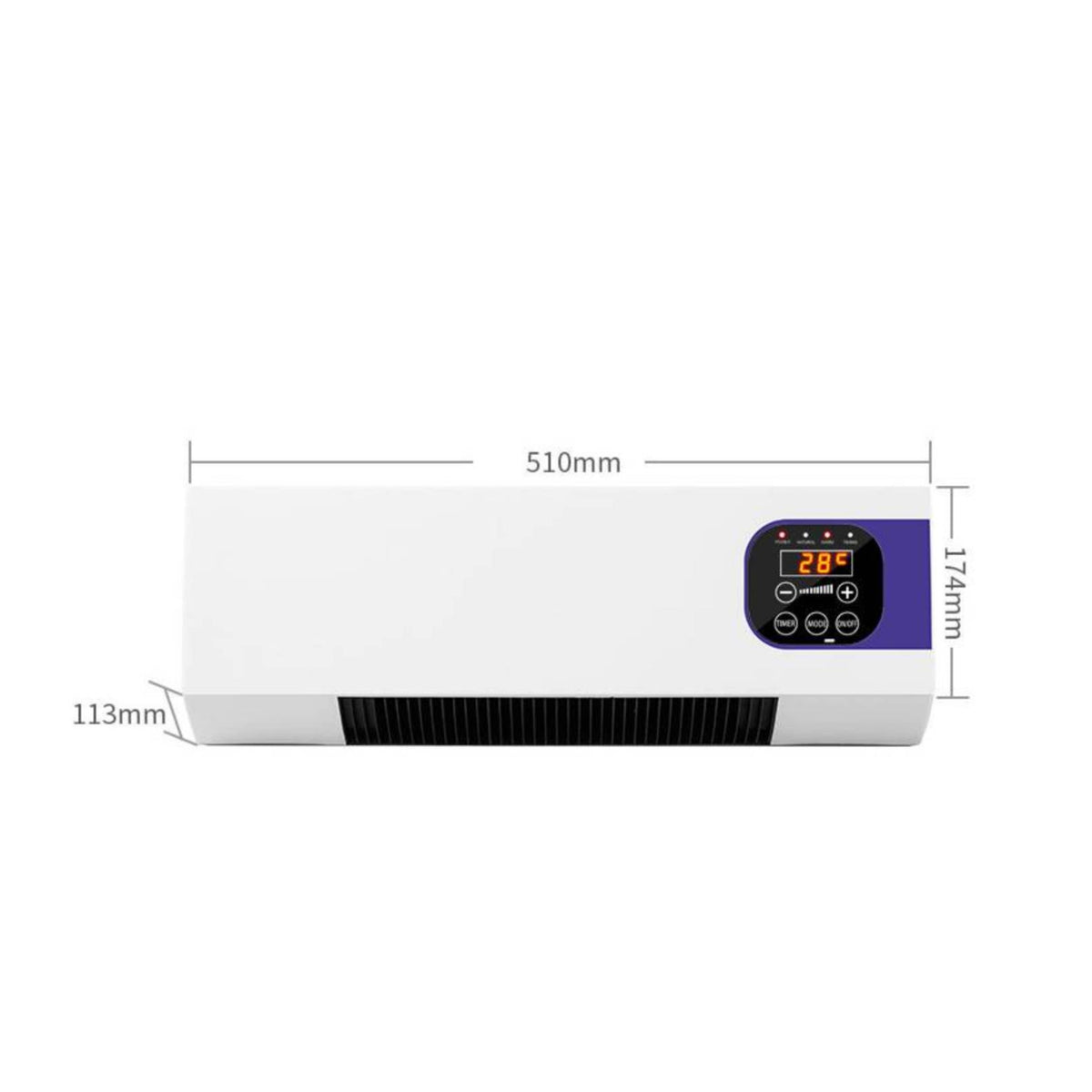 Wall-Mounted Heater 2000W Wall Heater