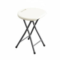 Foldable Portable Backless Stool Thickened Design foldable Circular Seat Space-Saving Household Furniture sturdy Duty for household residents, Travelers, Dormitory, Indoors, Living Room, availabledoors
