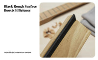 High Carbon Steel 45 Degree Fret File Long-Lasting Construction Fret End Beveling File Ergonomic Handle for Guitarists, DIY Enthusiasts