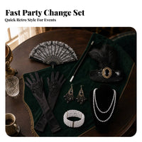 Dress-up Gear Gatsby Costume Set Cosplay Opera Gloves
