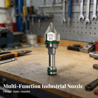 dirts Suppression Spray Head Fine Mists Generation Dry Fog Nozzle Low Pressure Resonance Mists Nozzle for Construction Sites, Warehouses
