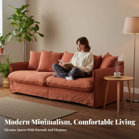 Plush Floor Sofa Japanese & design Couch easy-clean Lounge Chair for Apartment Dwellers, Young Adults, Living Room, study corner, Home Theater