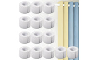 12 Pieces Curtain Rod Spacer Clip Easy Install Foam Curtain Rod Clip No Snagging Window Hanging Hardware