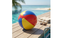 Inflatable Beach Ball Glossy Beach Ball Beachball Stays Inflated Pool Toy Non for Kids, Outdoor Games