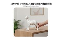 Flame-Shaped Statue Elegant Accent Modern Figurine Easy to Clean for Gift Givers