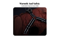 Windproof Dog Winter Coat Fleece Lined Cold Weather Dog Coat Thickened Warmth for Small Dogs, Outdoor, Night Walks, Hiking