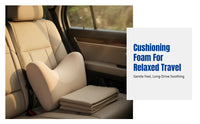 Car Neck Pillow Headrest Support, Viscoelastic Foam, Ergonomic, Adjustable, Universal, Comfortable for Driving