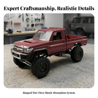 4 Pieces Wheel Rims High Grip RC 4x4 Vehicle Tire Set Rough Terrain Tires
