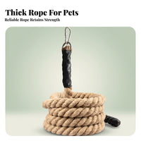 Metal Hook Cat Climbing Rope Wrapped Ends Pet Climbing Rope