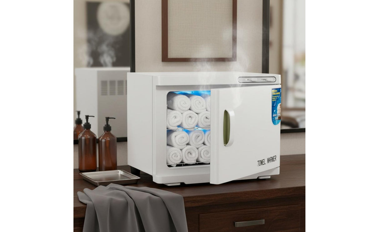 Disinfection Hot Towel Sterilizer Cabinet Compact Size Steam Towel Warmer Cabinet Overheat Protection Easy Cleaning for Beauticians, Barbershop