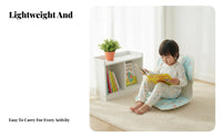 spine Support Plush Character Lounger Ergonomic Design children's Furniture Soft and Comfortable Floor Chair Lightweight for Toddlers, Students, Preschoolers, perusing Corner, on the Bed, Dorm Room, Playroom