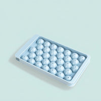 Ice Tray for Round Ice Ball Making with 33 Cell Design, Food Grade Reusable Ice Tray for Tea and Coffee, Easy Release Single Pack, 2 Day Delivery