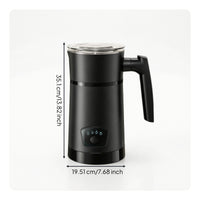 Electric Milk Frother Countertop Automatic Milk Frother Temperature Control for Home Kitchen