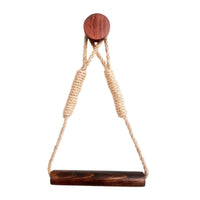 Rope Toilet Paper Holder Handmade Rustic Toilet Roll Hanger for Restroom