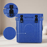 Secure Insulated Cooler Box Portable Hard Cooler Sturdy Heavy-Duty for Campers, Travelers, Camping, Road Trips, Picnics, Jobsites