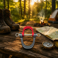 D-Shaped Carabiner Multi Functional D Shaped Carabiner Portable Gear Connector for Camping