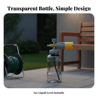 1L Car Wash Foam Solid Brass Core 1/4 Inch Quick Connect Foam Dispenser Adjustable Pressure Washer Foam Dispenser for Hobbyists, Home Use