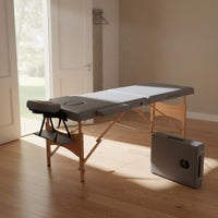Portable Massage Table PU Leather Upholstery Massage Table Easy to Clean Foldable Spa Bed for Estheticians
