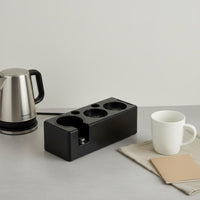Multi-Slot Espresso Tamper Stand Countertop Friendly Coffee Distributor Holder Easy to Clean