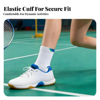 Moisture-Wicking Sports Socks Shock Absorption Breathable Athletic Socks Long-Lasting for Women, Teenagers, Outdoor Activities, Workout