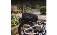 Rear Cargo Rack with Wheels Rolling Rear Bike Rack with Rollers Easy to Install for Commuters, Folding Bikes, Commuting, Travel