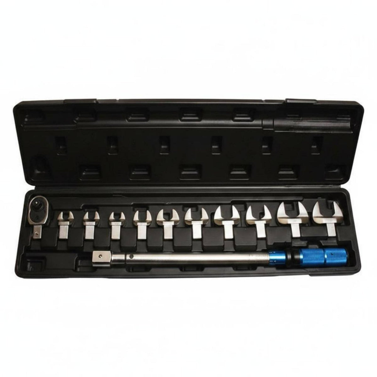 12 Pieces Interchangeable Head Twist Wrench Set High Precision Adjustable Twist Wrench Kit Industrial Grade Hand Tool for Automotive Repair, Garage