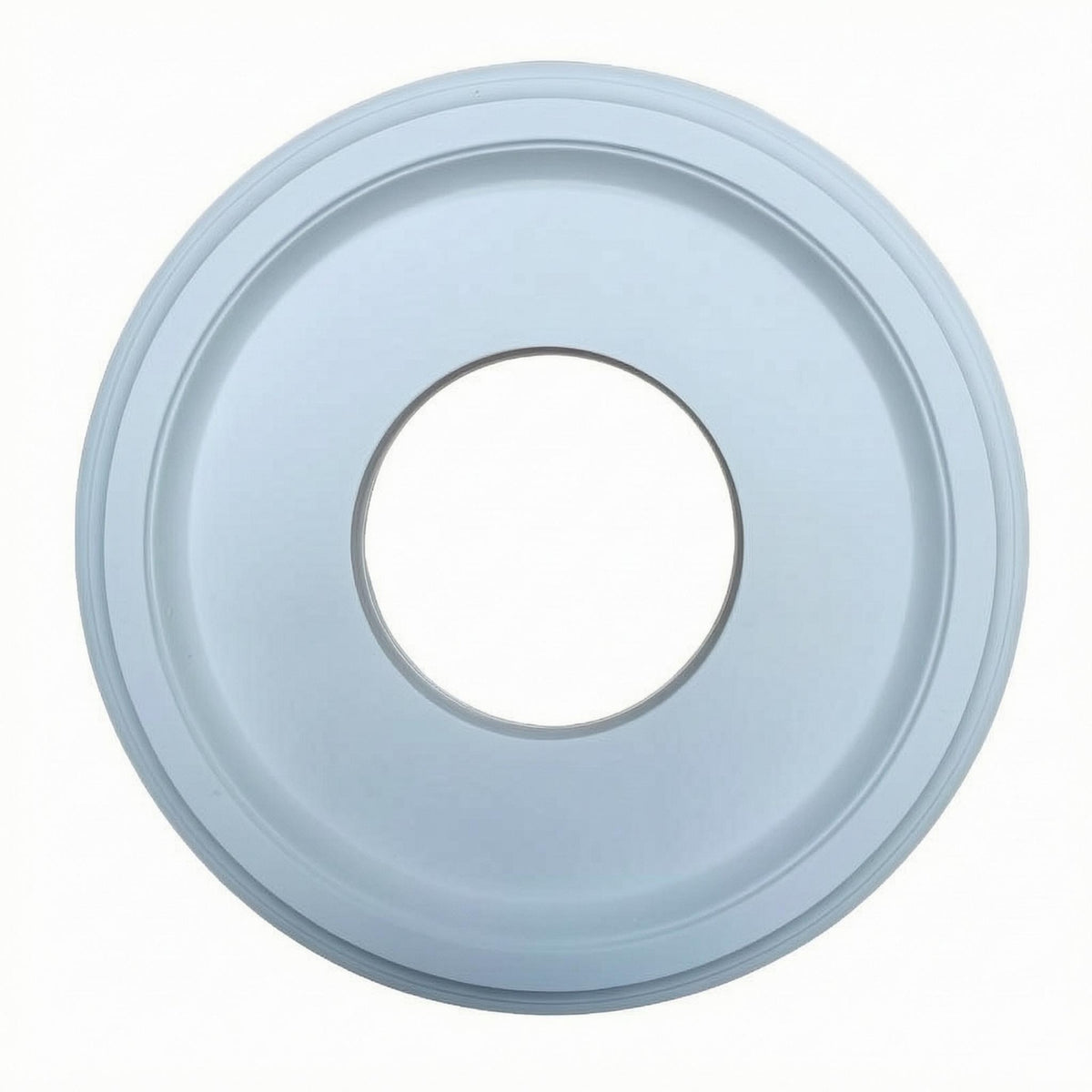 Ceiling Lamp Panel PU Round Ceiling Panel Light Fixture Trim White Chandelier Medallion Smooth Surface