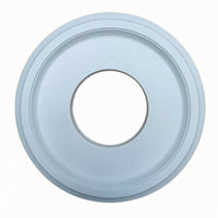 Ceiling Lamp Panel PU Round Ceiling Panel Light Fixture Trim White Chandelier Medallion Smooth Surface