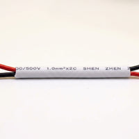 Extension Cable for LED Strip and Low Electrical Potential Lighting, White Core Extension Cord