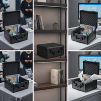 Graded Card Case Portable Trading Card Storage Box Safeguarding for Travel