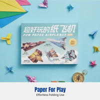 Children's Paper Airplane Folding, DIY Brain Game Craft Toy, Space Exploration Theme, Multiple Sheets
