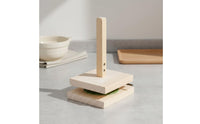 Multi-Purpose Dumpling Wrapper Press Versatile Wooden Pastry Presser Compact Size for Home Cooks