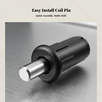 Plastic Flexible Central Axis Door Pin Furniture Connector Multi-Directional Cabinet Fitting