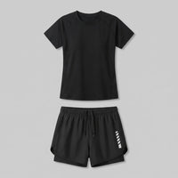 Swimsuits for Women Two-Piece Modest Swimwear, Quick Dry Polyester Bikini Set, Versatile Swimming Costume for Water Sports & Exercise