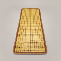 Rear Seat Cushion Cooling Rear Seat Mat with Bamboo Slats Ventilated for Summer Travel