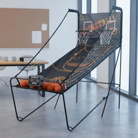 Space Saving 2 Player Basketball Arcade Set for Adults