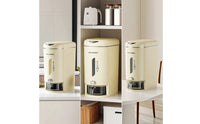 Rice Dispenser with Measuring Cup Countertop Rice Dispenser Upright Space-Saving for Kitchen, Pantry