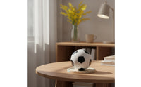 Sporty Soccer Ball Money Bank Decorative Soccer Piggy Bank Large Round for Children, Adults, Bedroom, Desk, Shelf