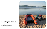 M-Bottom Recovery Raft Quick-Water Capable Emergency Craft Emergency Prepared Inflatable Boat for Flood Relief Workers, Quick Current Operations