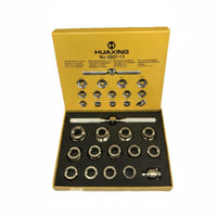 15 Piece Watch Case Opener Kit Easy to Use Watch Case Opening Tool Set Stainless Metal for Watchmakers